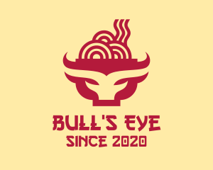 Beef Noodle Soup Bowl logo design