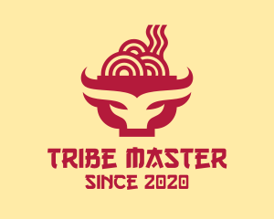 Beef Noodle Soup Bowl logo design