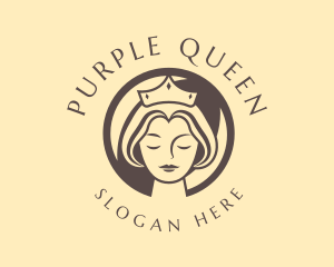 Sleeping Beauty Queen logo design