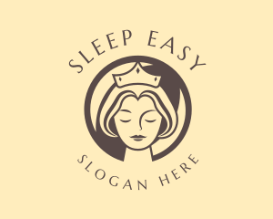 Sleeping Beauty Queen logo design