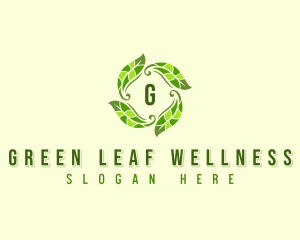 Garden Leaf Wellness logo design