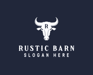 Bull Cow Buffalo logo design