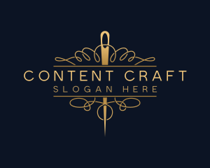 Craft Needle Thread logo design