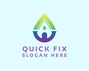 Home Water Supply logo design