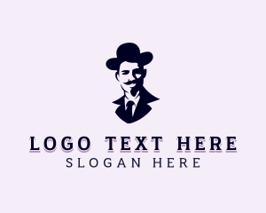 Grooming - Tuxedo Hipster Tailoring logo design