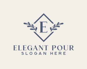 Elegant Leaf Beauty Spa logo design