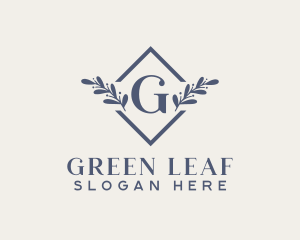 Elegant Leaf Beauty Spa logo design