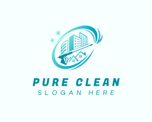 Urban City Pressure Cleaning logo design