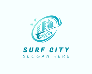 Urban City Pressure Cleaning logo design