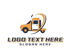 Logistics - Freight Truck Logistics logo design