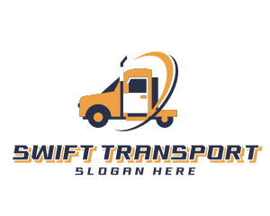 Freight Truck Logistics logo design