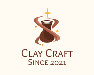 Clayware - Magical Clay Pottery logo design