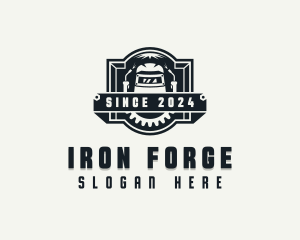 Industrial Metalworks Fabrication logo design