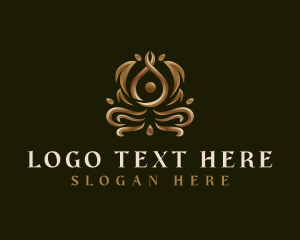 Therapy - Holistic Yoga Zen logo design
