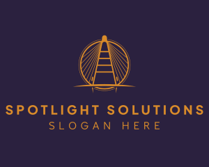 Golden Bridge Landmark logo design