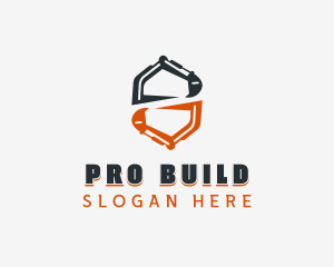 Contractor - Excavator Industrial Contractor logo design