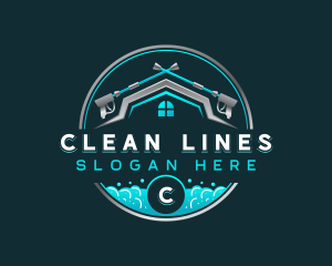 Home Cleaning Power Washer logo design