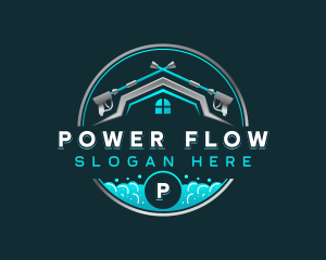 Home Cleaning Power Washer logo design