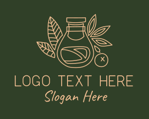 Condiments - Vegan Spice Jar logo design