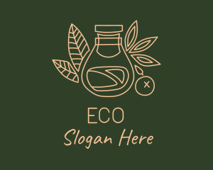 Ingredients - Vegan Spice Jar logo design