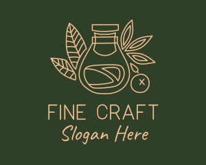 Vegan Spice Jar logo design