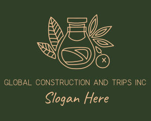 Ingredients - Vegan Spice Jar logo design