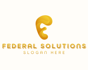 Business Professional Letter F logo design