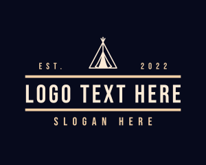 Outdoor Camping Equipment Logo