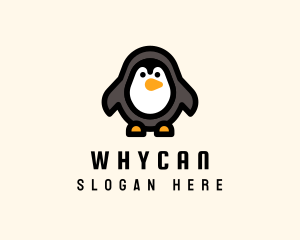 Cute Toy Penguin Logo