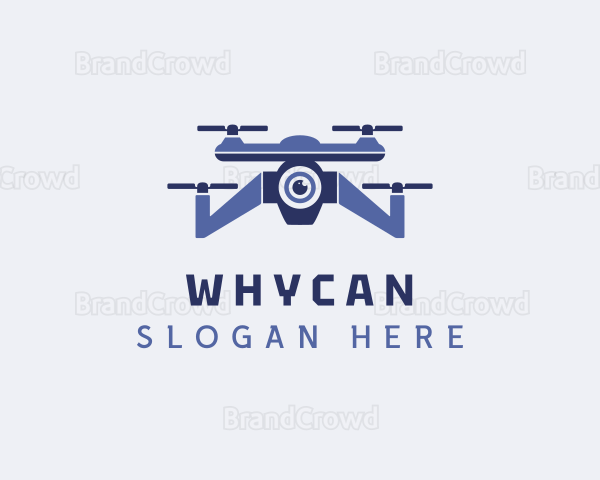 Drone Surveillance Aircraft Logo