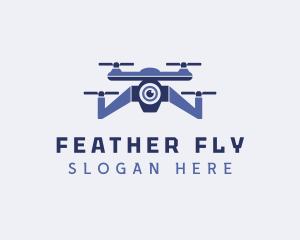 Drone Surveillance Aircraft logo design