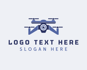 Drone - Drone Surveillance Aircraft logo design