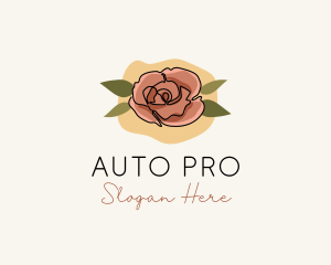 Scent - Bloom Rose Flower logo design