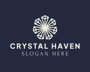 Luxury Crystal Diamonds logo design