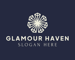 Luxury Crystal Diamonds logo design