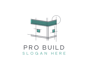 Building Architecture Engineering logo design