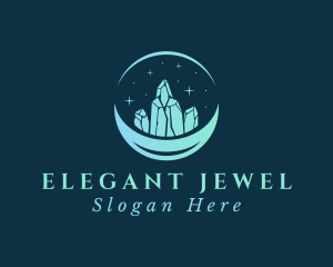 Sparkle Gemstone Jewel logo design