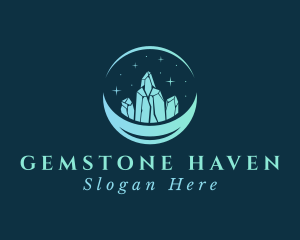 Sparkle Gemstone Jewel logo design