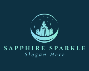 Sparkle Gemstone Jewel logo design