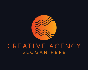 Agency - Wave Digital Agency logo design
