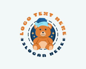 Teddy Bear Stuffed Toy logo design