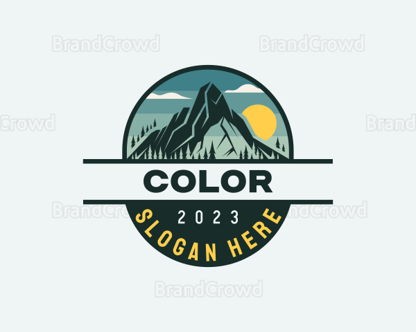 Outdoor Mountain Adventure Logo