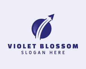 Violet Cargo Forwarding logo design