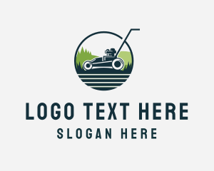 Lawn - Lawn Mower Field logo design