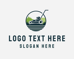 Field - Lawn Mower Field logo design
