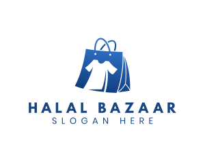 Shopping Bag Tshirt Clothing logo design