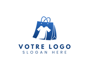 Shopping - Shopping Bag Tshirt Clothing logo design