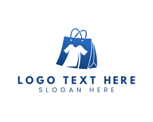 Cloth - Shopping Bag Tshirt Clothing logo design