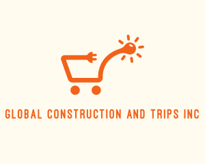 Convenience Store - Electrical Supplies Shopping Cart logo design