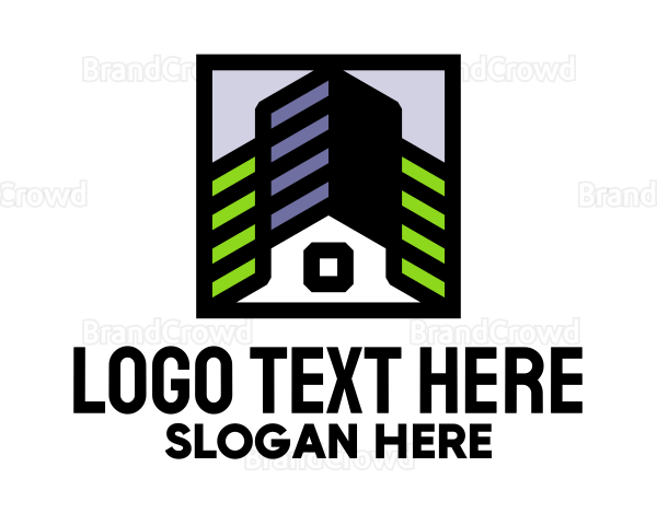 Modern Construction Company Logo